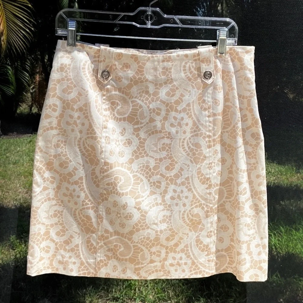 Katanya Lace Print Skirt